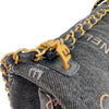 シャネル CHANEL デニムスモールフラップバッグ AS3134 ブラック/ゴールド金具 デニム レディース ショルダーバッグ
