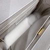 シャネル CHANEL ビジネスアフィニティスモールショルダーバッグ A93749 グレー　ゴールド金具 キャビアスキン レディース ショルダーバッグ