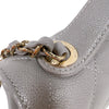 シャネル CHANEL ビジネスアフィニティスモールショルダーバッグ A93749 グレー　ゴールド金具 キャビアスキン レディース ショルダーバッグ