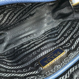 プラダ PRADA サフィアーノミニカメラバッグ ブルー サフィアーノレザー レディース ショルダーバッグ