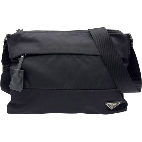 プラダ PRADA ナイロン メッセンジャーバッグ BT0739 ブラック
