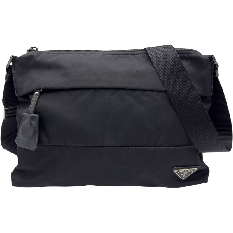 プラダ PRADA ナイロン メッセンジャーバッグ BT0739 ブラック