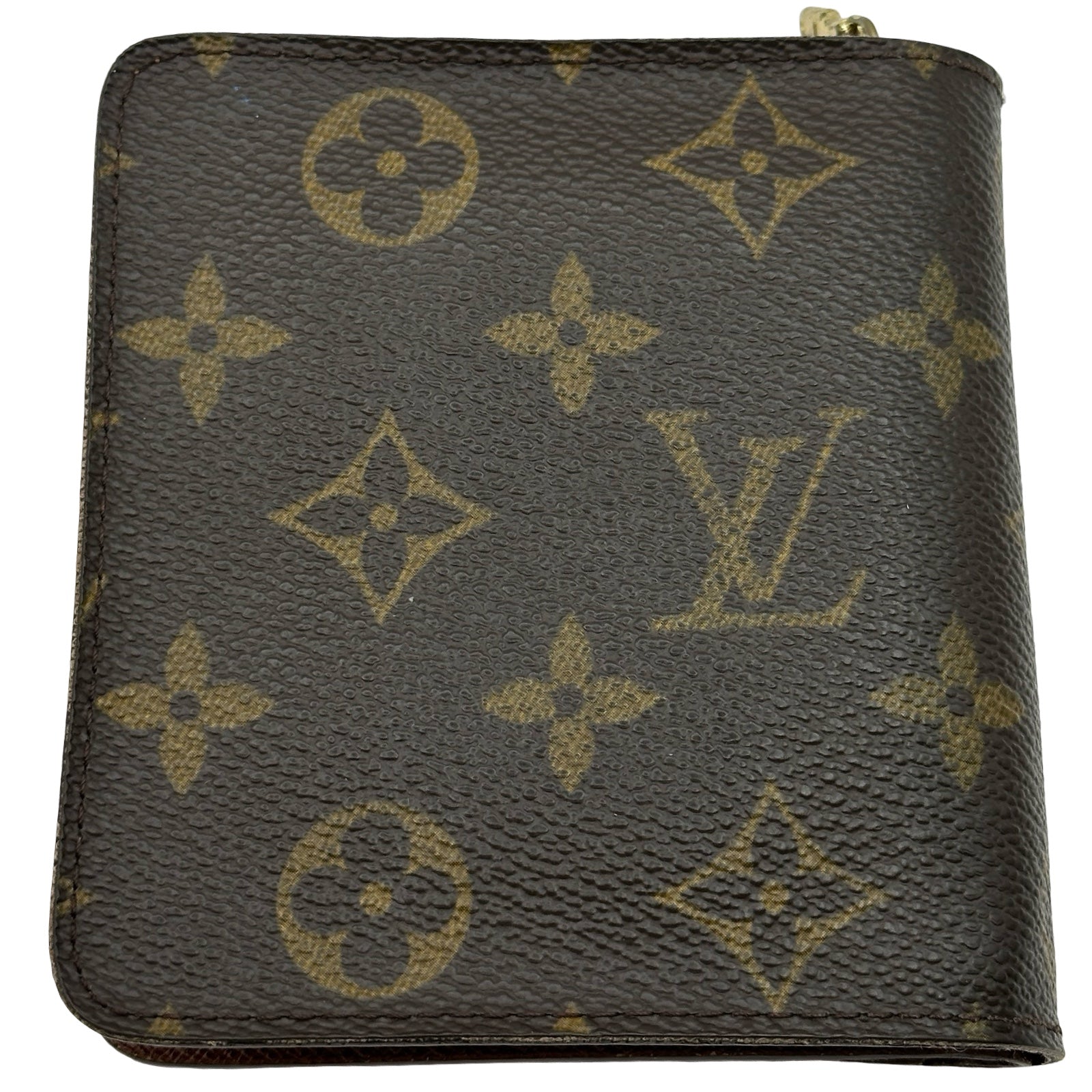 ルイ・ヴィトン LOUIS VUITTON コンパクト・ジップ M61667 ブラウン