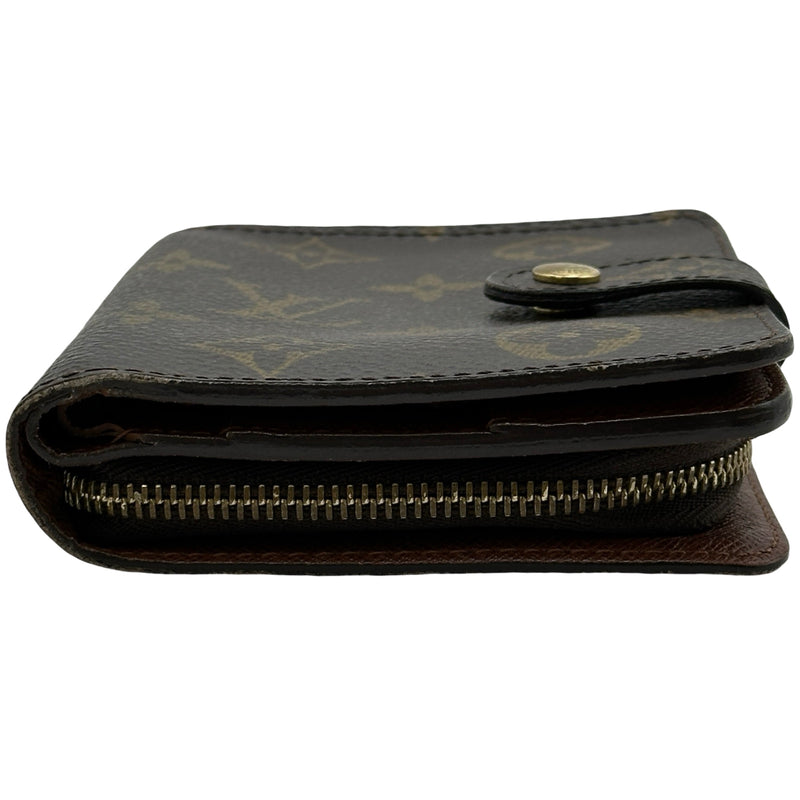 ルイ・ヴィトン LOUIS VUITTON コンパクト・ジップ M61667 ブラウン