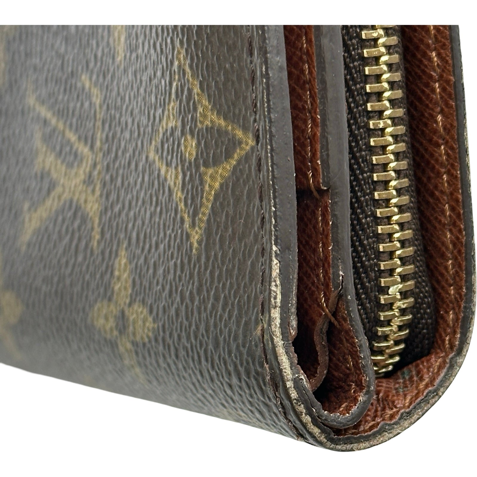 ルイ・ヴィトン LOUIS VUITTON コンパクト・ジップ M61667 ブラウン