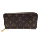 ルイ・ヴィトン LOUIS VUITTON ジッピー・ウォレット M41895 ブラウン フューシャ PVC ユニセックス 長財布