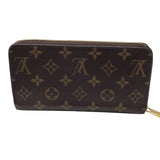 ルイ・ヴィトン LOUIS VUITTON ジッピー・ウォレット M41895 ブラウン フューシャ PVC ユニセックス 長財布