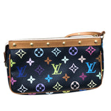 ルイ・ヴィトン LOUIS VUITTON ポシェット・アクセソワール M92648 マルチカラー ノワール PVC レディース ハンドバッグ