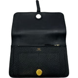 エルメス HERMES ドゴンGM □L刻印 ブラック ゴールド金具 トゴ メンズ 長財布