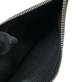 エルメス HERMES ドゴンGM □L刻印 ブラック ゴールド金具 トゴ メンズ 長財布