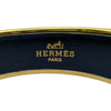 エルメス HERMES エマイユGM ゴールド/イエロー/グレー 七宝焼/メタル レディース バングル