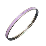 エルメス HERMES ユニエナメルブレスレット パープル エナメル・メタル レディース ブレスレット