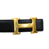エルメス HERMES コンスタンスベルト70cm ブラック/ゴールド金具 ボックスカーフ･クシュベル レディース ベルト