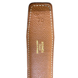 エルメス HERMES コンスタンスベルト70cm ブラック/ゴールド金具 ボックスカーフ･クシュベル レディース ベルト