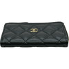 シャネル CHANEL クラシック ジップカードケース AP3179 ブラック/ゴールド金具 キャビアスキン レディース カードケース