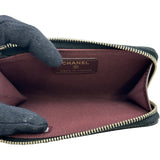 シャネル CHANEL クラシック ジップカードケース AP3179 ブラック/ゴールド金具 キャビアスキン レディース カードケース