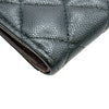 シャネル CHANEL クラシック ジップカードケース AP3179 ブラック/ゴールド金具 キャビアスキン レディース カードケース
