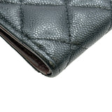 シャネル CHANEL クラシック ジップカードケース AP3179 ブラック/ゴールド金具 キャビアスキン レディース カードケース