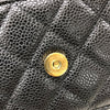 シャネル CHANEL マトラッセチェーン ウォレット AP0250 ブラック ゴールド金具 キャビアスキン レディース ショルダーバッグ