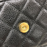 シャネル CHANEL マトラッセチェーン ウォレット AP0250 ブラック ゴールド金具 キャビアスキン レディース ショルダーバッグ