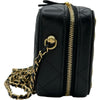 シャネル CHANEL マトラッセ バニティ ミニカードケース AP3002 31番台 ゴールド/ブラック ラム レディース ショルダーバッグ
