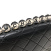 シャネル CHANEL マトラッセ スモールフラップバッグ AS0585 ブラック シルバー金具 カーフ レディース ショルダーバッグ