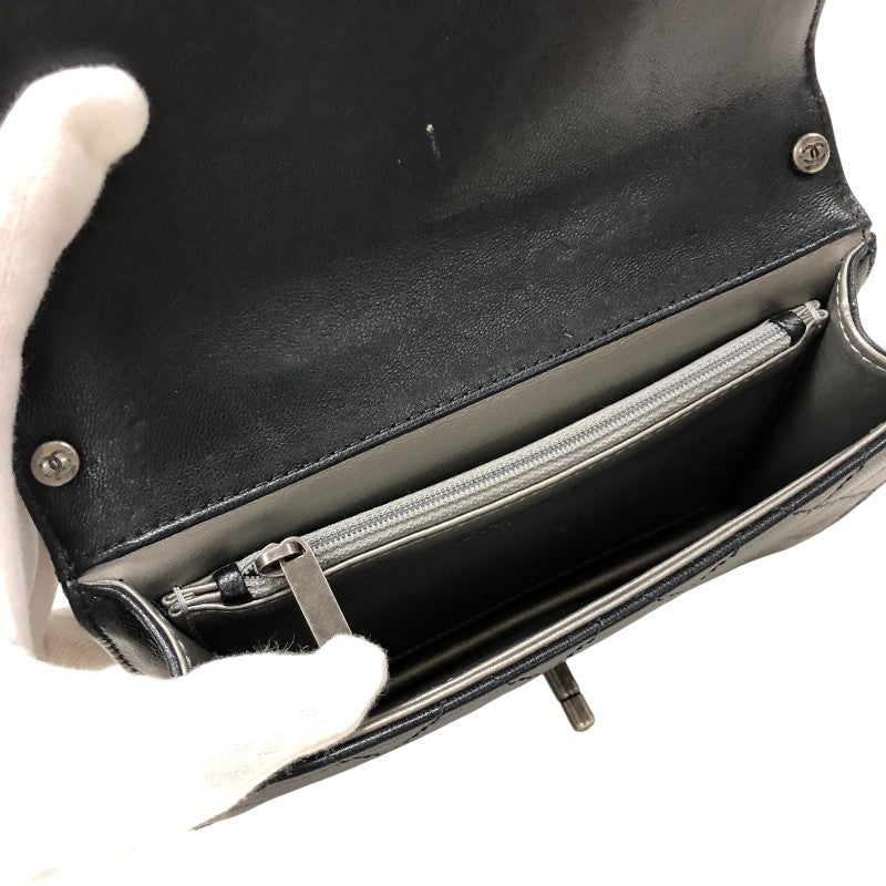 シャネル CHANEL マトラッセ スモールフラップバッグ AS0585 ブラック