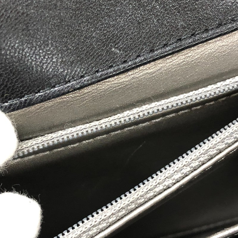 シャネル CHANEL マトラッセ スモールフラップバッグ AS0585 ブラック シルバー金具 カーフ レディース ショルダーバッグ シャネル CHANEL マトラッセ スモールフラップバッグ AS0585 ブラック