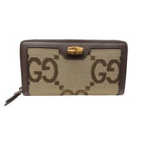 グッチ GUCCI ダイアナジャンボGGロングウォレット 658634 ジャンボGGキャンバス ユニセックス 長財布