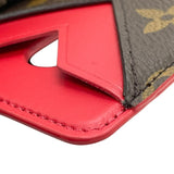 ルイ・ヴィトン LOUIS VUITTON ポルトカルト・マグネット M12856 サリレッド モノグラム・マカサー ユニセックス カードケース