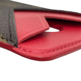 ルイ・ヴィトン LOUIS VUITTON ポルトカルト・マグネット M12856 サリレッド モノグラム・マカサー ユニセックス カードケース