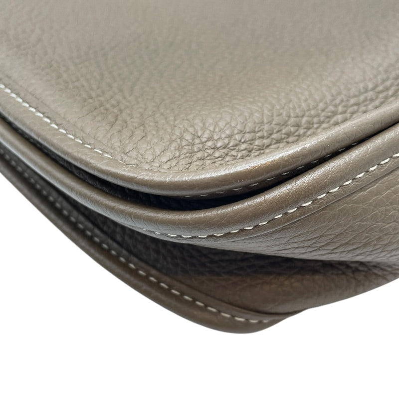 エルメス HERMES エヴリン3PM Z刻 エトゥープ シルバー金具 トリヨン