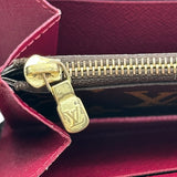 ルイ・ヴィトン LOUIS VUITTON M60742 ブラウン/フューシャ モノグラム レディース 長財布