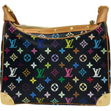 ルイ・ヴィトン LOUIS VUITTON ブローニュ M92638 ノワール モノグラム・マルチカラー レディース ショルダーバッグ
