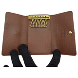 ルイ・ヴィトン LOUIS VUITTON ミュルティクレ 6 M62630 ブラウン モノグラム ユニセックス キーケース