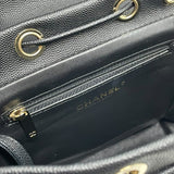 シャネル CHANEL CCフィリグリー スモールバックパック AS0926 ブラック ゴールド金具 マットキャビアスキン レディース リュック・デイパック