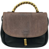 ロエベ LOEWE ベラスケス ハンドバッグ ブラック/ブラウン レザー レディース ショルダーバッグ