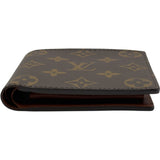 ルイ・ヴィトン LOUIS VUITTON ポルトフォイユ・マルコ M61675 ブラウン モノグラム レディース 二つ折り財布