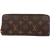ルイ・ヴィトン LOUIS VUITTON ポルトフォイユ・クレマンス M60742 ブラウン/フューシャ モノグラム レディース 長財布