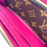ルイ・ヴィトン LOUIS VUITTON ポルトフォイユ・クレマンス M60742 ブラウン/フューシャ モノグラム レディース 長財布
