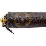 ルイ・ヴィトン LOUIS VUITTON ポルトフォイユ・クレマンス M60742 ブラウン/フューシャ モノグラム レディース 長財布