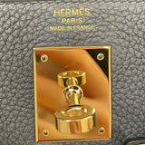 エルメス HERMES ケリー28 内縫い W刻印 グリミスティ シャンパンゴールド金具 トゴ レディース ショルダーバッグ