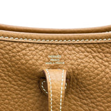 エルメス HERMES エヴリンTPM K刻印 ゴールド/シルバー金具 トリヨン レディース ショルダーバッグ