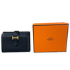 エルメス HERMES ベアンコンビネ B刻印 ブラック/ゴールド金具 シェーブル ユニセックス 二つ折り財布