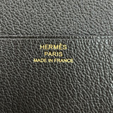 エルメス HERMES ベアンコンビネ B刻印 ブラック/ゴールド金具 シェーブル ユニセックス 二つ折り財布