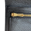 エルメス HERMES ベアンコンビネ B刻印 ブラック/ゴールド金具 シェーブル ユニセックス 二つ折り財布