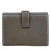 エルメス HERMES ベアン カードケース U刻印　 エトゥープ/シルバー金具 シェーブル ユニセックス カードケース