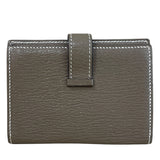エルメス HERMES ベアン カードケース U刻印　 エトゥープ/シルバー金具 シェーブル ユニセックス カードケース