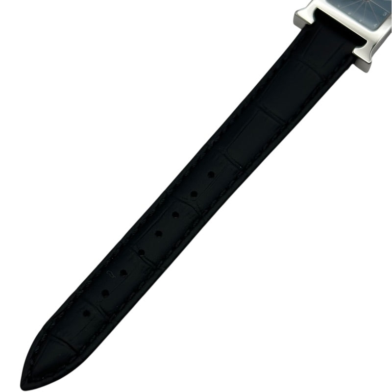 エルメス HERMES Hウォッチ HH1.210 ブルー ステンレススチール