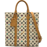 ルイ・ヴィトン LOUIS VUITTON サックプラ M24859 バニラ モノグラム・クラギー レディース ハンドバッグ